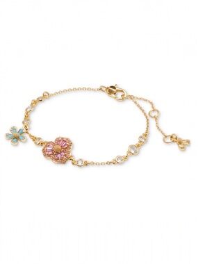 Kate Spade Fleurette Line Bracelet in pink